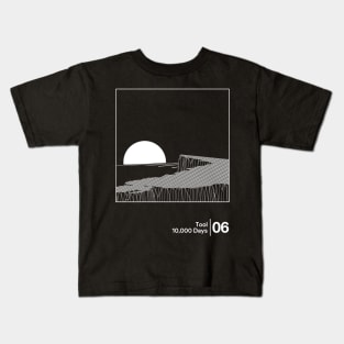 Tool - 10.000 Days / Minimal Style Graphic Artwork Design Kids T-Shirt